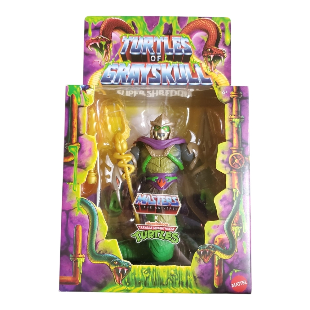 Teenage Mutant Ninja Turtles × MOTU SUPER SHREDDER Deluxe  Unpunched IN HAND